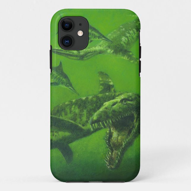 Prähistorisches Pliosaur iPhone 5 Case-Mate Hülle (Rückseite)