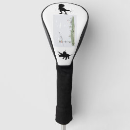 Prähistorisches Reptil-Grafik Golf Headcover