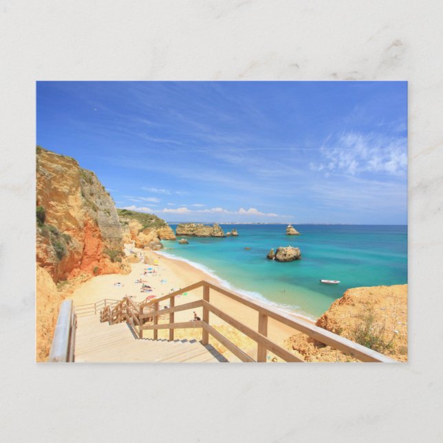 Praia da Dona Ana Postkarte (Vorderseite)