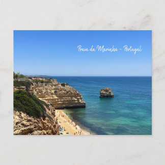 Praia da Marinha - Portugal - Algarve Postkarte