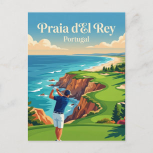 Praia dEl Rey Portugal Postkarte