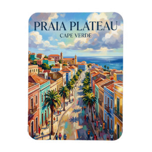 Praia-Plateau Kap Verde Magnet
