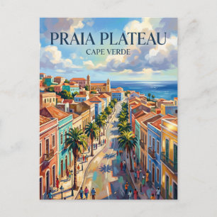 Praia-Plateau Kap Verde Postkarte
