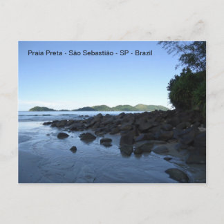 Praia Preta - Brasilien Postkarte