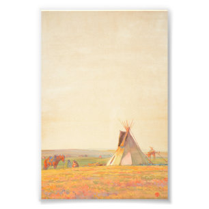 Prairie Abend von Maynard Dixon Fotodruck