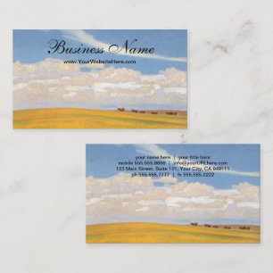 Prairie After Storm von Maynard Dixon, Vintage Kun Visitenkarte