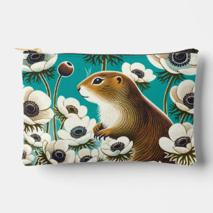 Prairie Dog Anemone Art Prairie Dogs Zubehörtasche