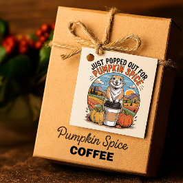 Prairie Dog Fall Pumpkin Gewürz-Party Custom Geschenkanhänger