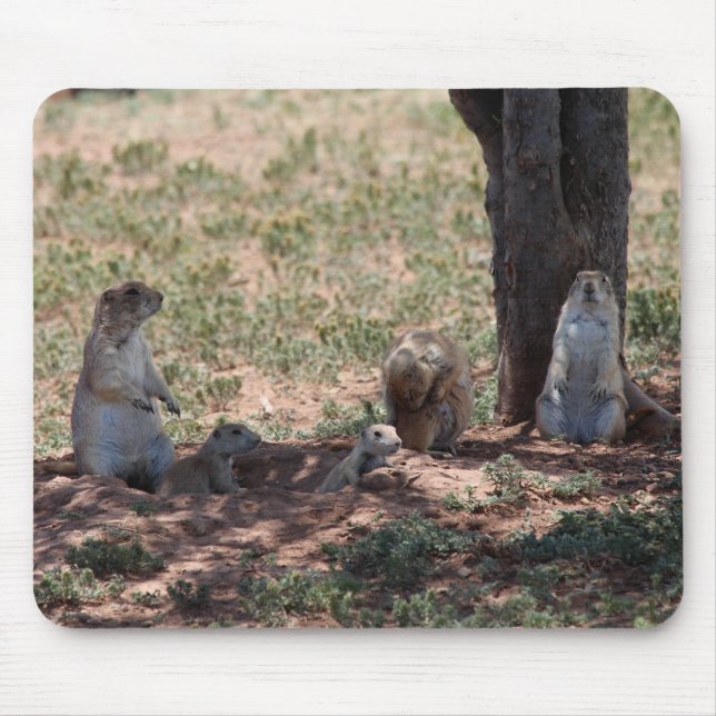 Prairie Dog Family Mousepad (Vorne)