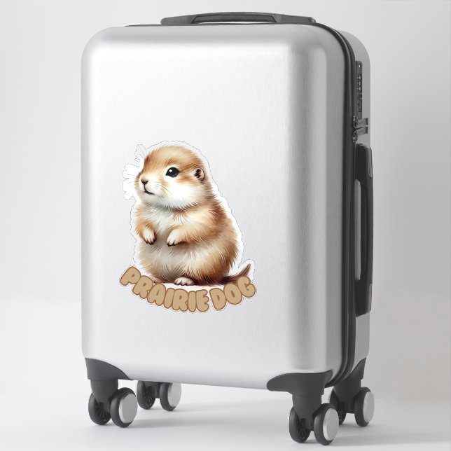 PRAIRIE DOG - KINDERZIMMER STICKER (Koffer)