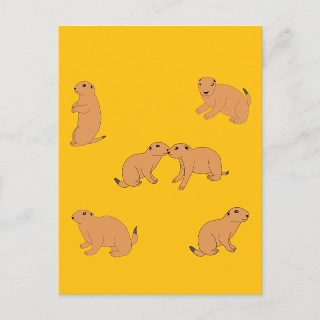 Prairie Dogs Postkarte (Vorderseite)