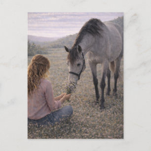 Prairie Douce   Art Équestre   Carte Postale