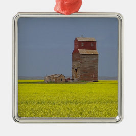 Prairie Elevator Landschaft Ornament Aus Metall