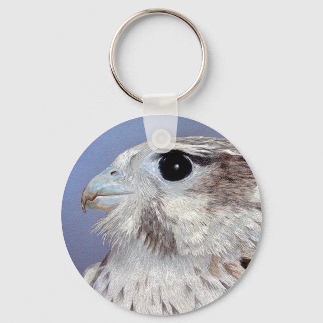 Prairie Falcon Schlüsselanhänger (Vorderseite)