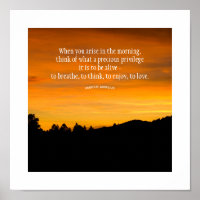 Prairie Hill Sunset Silhouette Foto