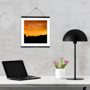 Prairie Hill Sunset Silhouette Foto Poster