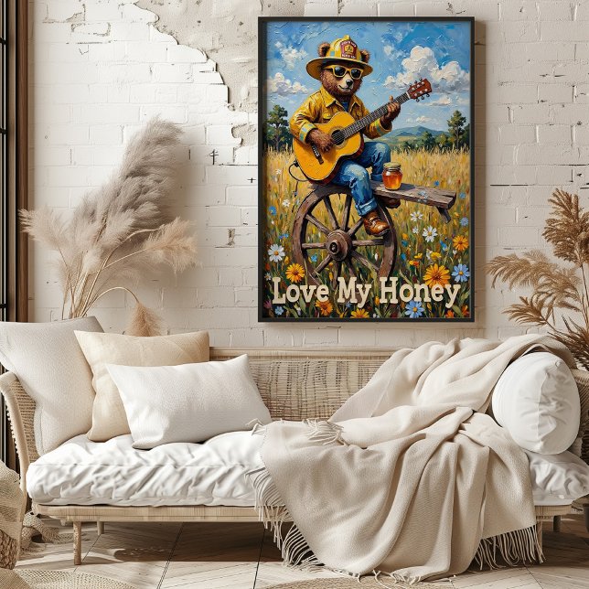 Prairie Pickin': Radhoftune für Bären Poster (Von Creator hochgeladen)