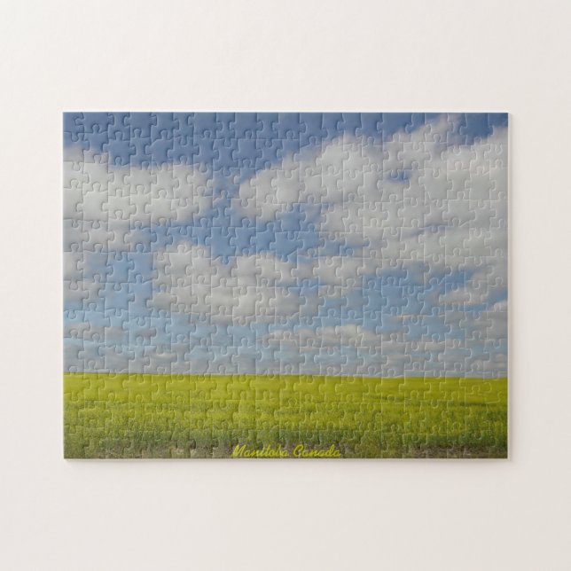 Prairie Puzzle Manitoba Naturpuzzle Personalisiert (Horizontal)
