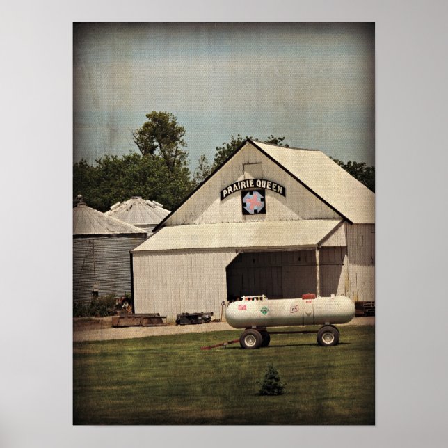 Prairie Queen Barn Quilt Poster (Vorne)