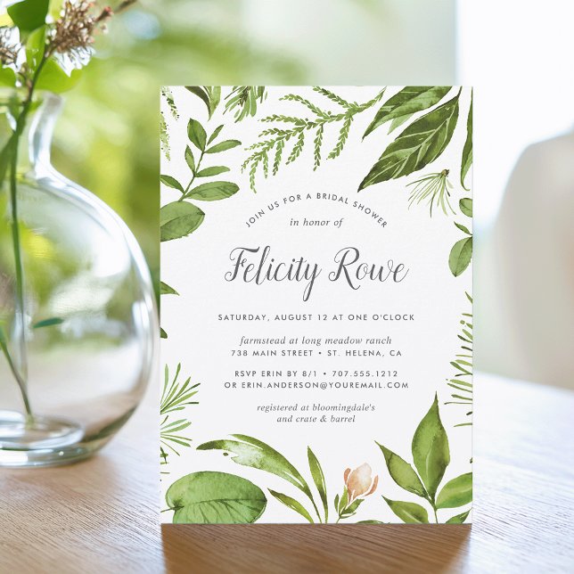 prairie sauvage | Invitation à la douche nuptiale  (Créateur téléchargé)