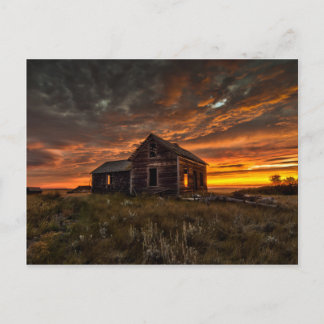 Prairie Sunrise Postcard Postkarte