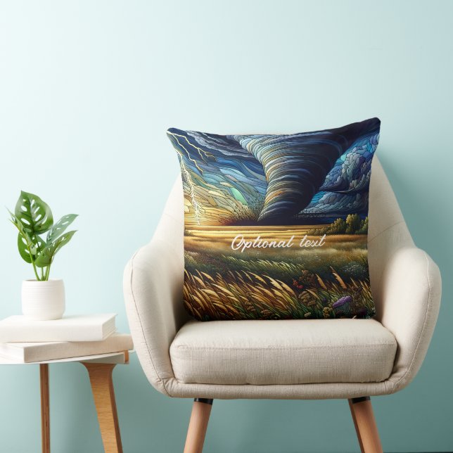 Prairie Tornado Kunstgalerie Kissen (Stuhl )