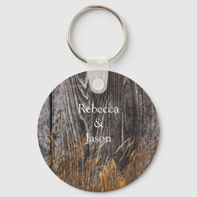 Prairie Wheat on Stall Board Schlüsselanhänger (Vorderseite)