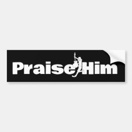  Praise Him, Guitar for the King Autoaufkleber