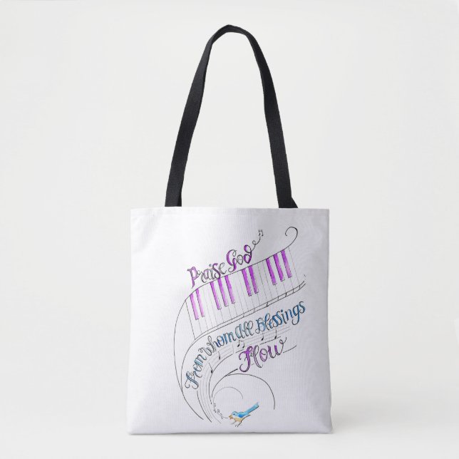 Praise Music Tote  Tasche (Vorderseite)