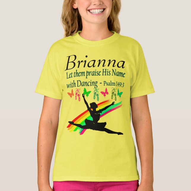 PRAISE SEINEN NAMEN MIT TANZEN, DIE FÜR SHIRT GEST (Vorderseite)