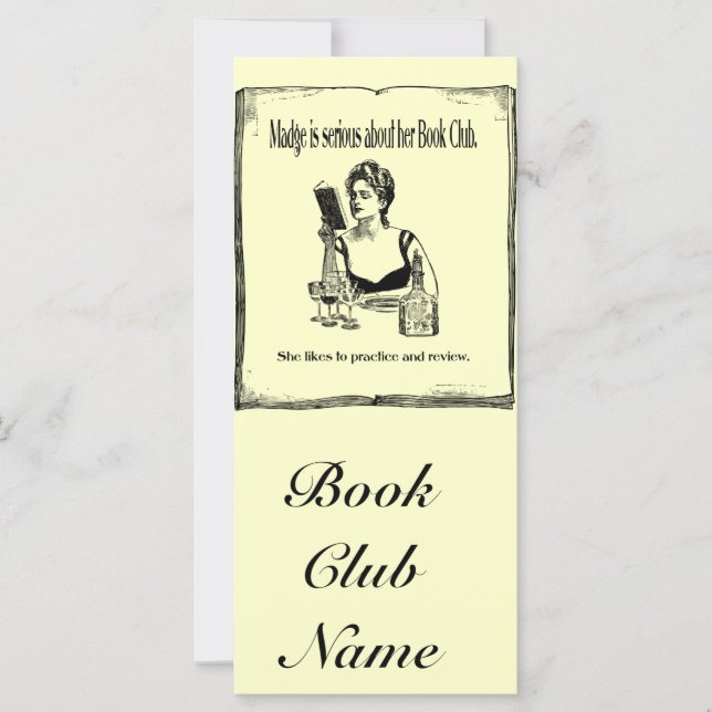 Praktik für Vintages Buchklubdesign (Vorderseite)