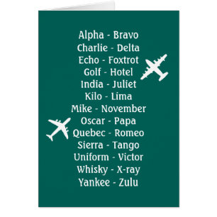 Praktikant Pilotin Phonetic Aviation Airplane Alph