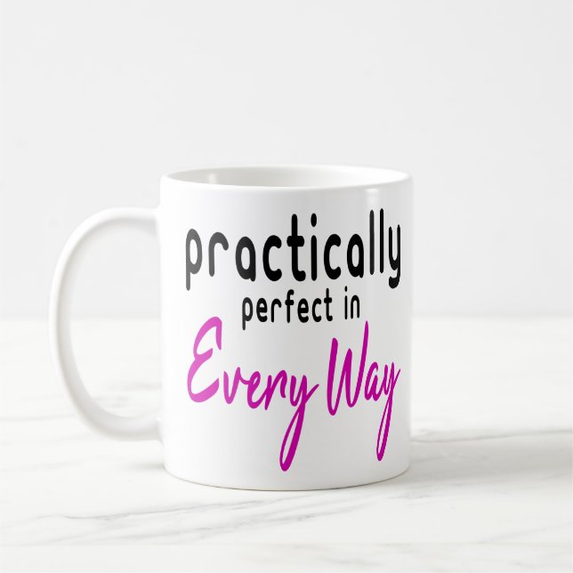 Praktisch perfekt in jeder Hinsicht Kaffeetasse (Links)