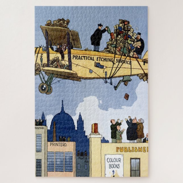 "Praktische Ätzdienste" von W. Heath Robinson (Vertikal)