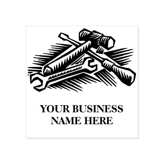 Praktische Mann Business individuell anpassbare Br Gummistempel (Prägung)