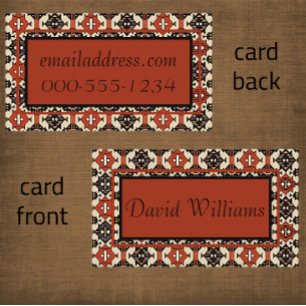 Praktische moderne, geometrische Design-Visitenkar Visitenkarte