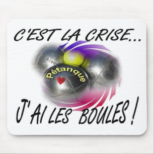 Praktisches Petanque-Design Mousepad