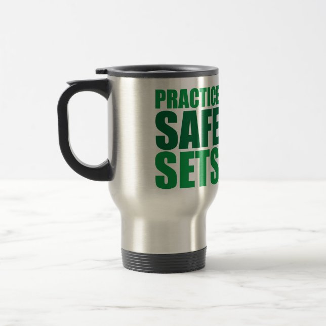 Praktizieren Sie sichere Sets - Die Spielemme hebe Reisebecher (Links)