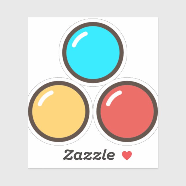 Pralinen Aufkleber (Blatt)