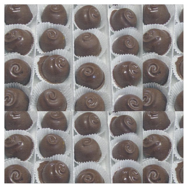 Pralinen Stoff (Nahaufnahme)
