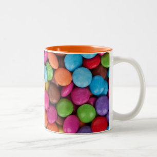 Pralineregenbogenfarbe Zweifarbige Tasse