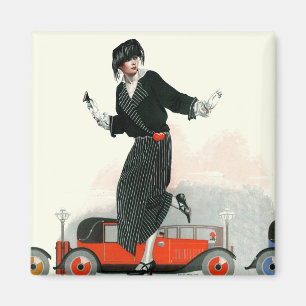 Prallplatte und Roadster Magnet