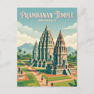 Prambanan-Tempel Indonesien Postkarte