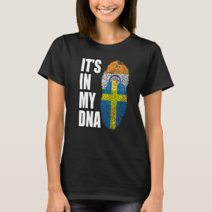 Prämie für das indische und schwedische Misch-DNA- T-Shirt
