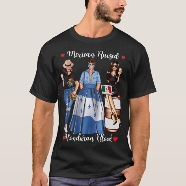Prämie für das ungarische und dänische Misch-DNA-F T-Shirt (Vorderseite)