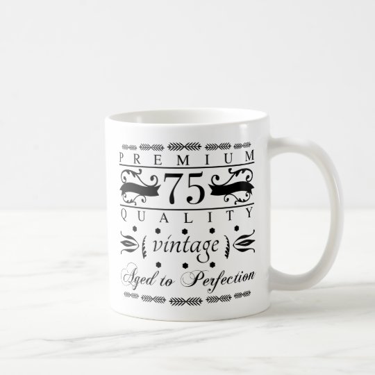 Prämien-75. Geburtstag Kaffeetasse