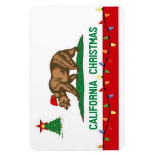 Prämienmagazin für den kalifornischen Weihnachtsst Magnet