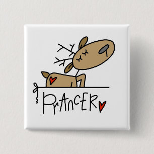 Prancer Ren-T-Shirts und Geschenke Button
