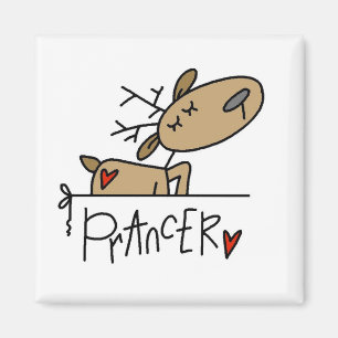 Prancer Ren-WeihnachtsT - Shirts und -geschenke Magnet