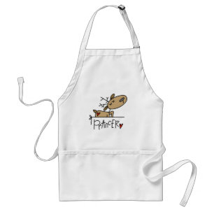 Prancer Rentier Weihnachts-T-Shirts und Geschenke Schürze